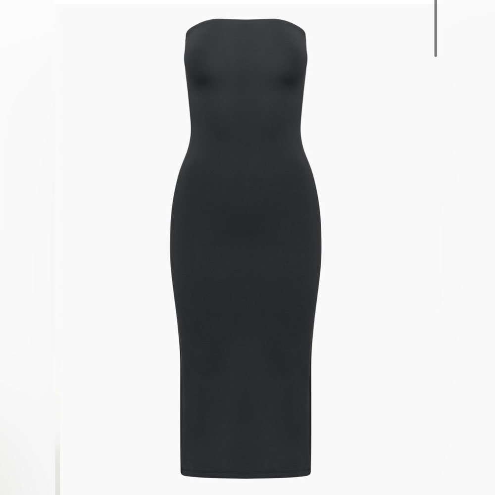 Aritzia Contour Tube Midi Dress - Black Size Small